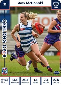 2023 AFLW TeamCoach #31 Amy McDonald Front